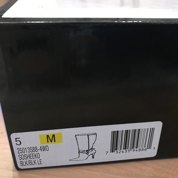 Nine West Soskeeko black boots. Size 5 ladies - Picture 3 of 5